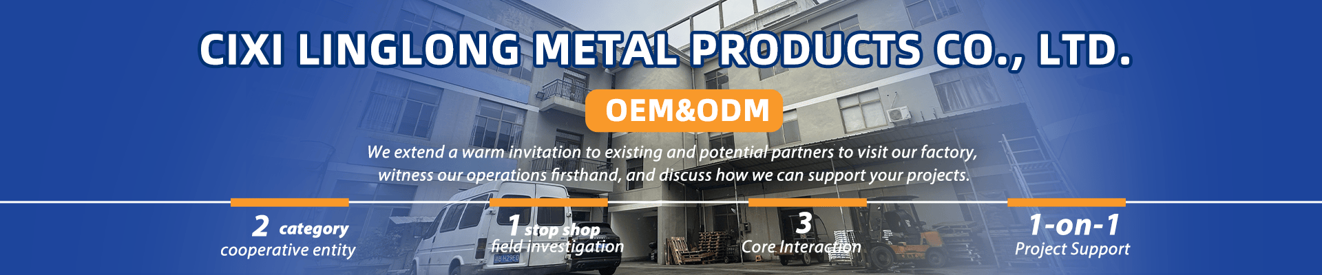 Factory invitation banner